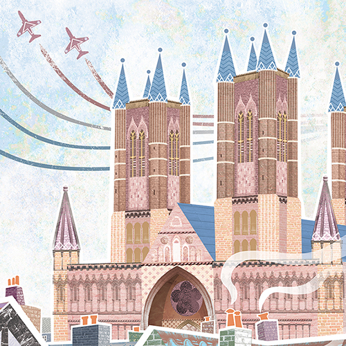 Lincoln Cathedral illustration