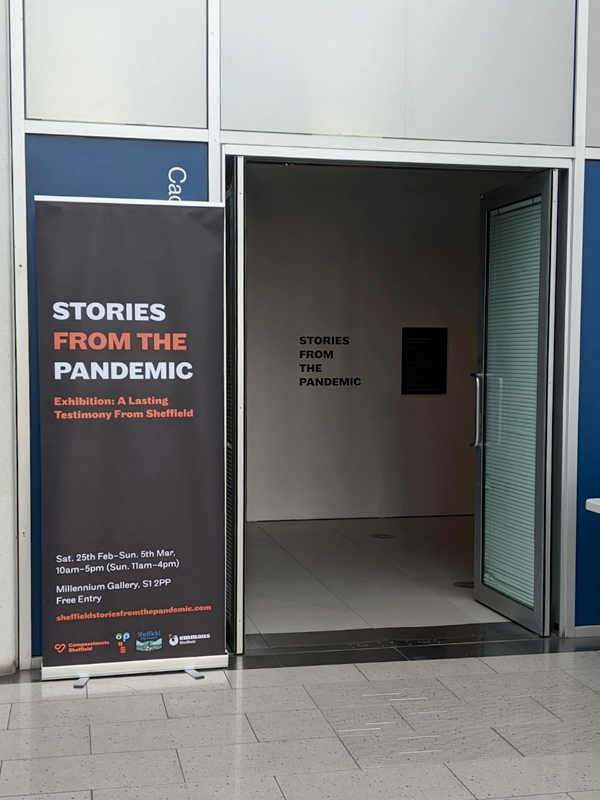 Exhibition enterance at the millenium gallery